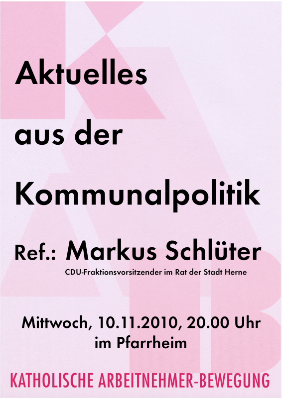 Plakat SchlÃ¼ter 2010-11-10